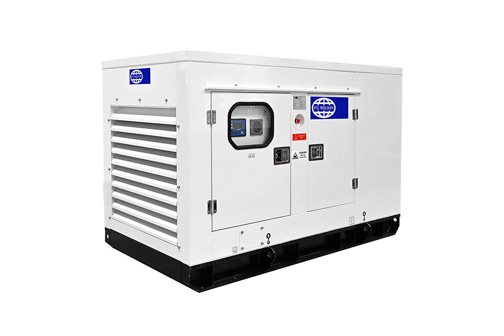 Jinjia Power silent generator side view - multi-layer sound insulation materials